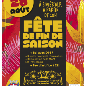 Fête de fin de saison_Les Échelles Fête de fin de saison_Les Échelles