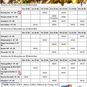Programme du cinéma Le Montcelet du 10 au 30 décembre 2025_Entre-deux-Guiers Programme du cinéma Le Montcelet du 10 au 30 décembre 2025_Entre-deux-Guiers