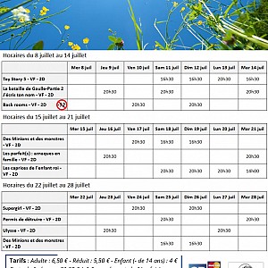 Programme du cinéma Le Montcelet du 8 au 28 juillet 26_Entre-deux-Guiers Programme du cinéma Le Montcelet du 8 au 28 juillet 26_Entre-deux-Guiers