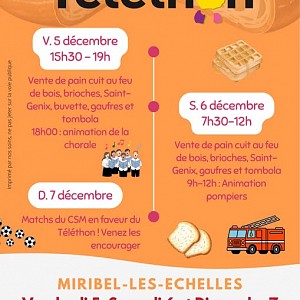 Téléthon à Miribel_Miribel-les-Échelles Téléthon à Miribel_Miribel-les-Échelles