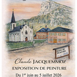Exposition des peintures de Claude Jacquemmoz_Saint-Pierre-d'Entremont Exposition des peintures de Claude Jacquemmoz_Saint-Pierre-d'Entremont
