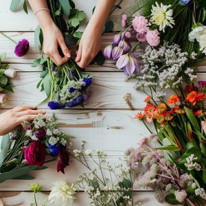 Atelier art floral : bouquet dans son écrin_Yenne Atelier art floral : bouquet dans son écrin_Yenne