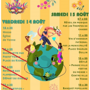 Fête Patronale des 14 et 15 août à Yenne_Yenne Fête Patronale des 14 et 15 août à Yenne_Yenne