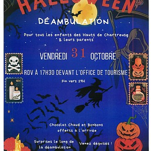 Déambulation d'Halloween !_Saint-Pierre-d'Entremont Déambulation d'Halloween !_Saint-Pierre-d'Entremont