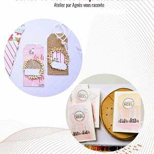Atelier scrapbooking : étiquettes et cartes de Noël_Les Échelles Atelier scrapbooking : étiquettes et cartes de Noël_Les Échelles
