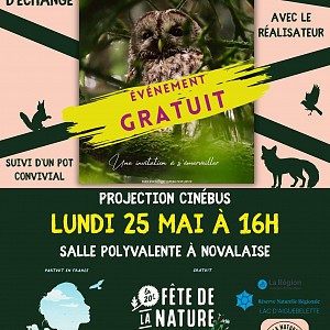 Cinébus : édition spéciale Fête de la Nature_Novalaise Cinébus : édition spéciale Fête de la Nature_Novalaise
