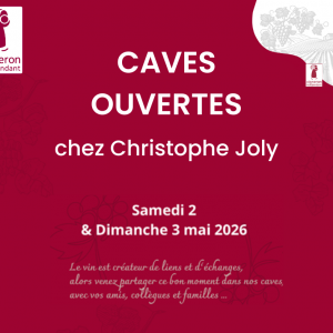 Cave Ouverte • Vins Christophe Joly_Yenne Cave Ouverte • Vins Christophe Joly_Yenne