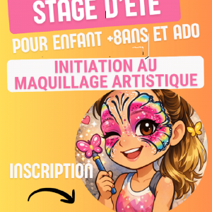 Stage 8-15 ans Initiation au maquillage artistique_Yenne Stage 8-15 ans Initiation au maquillage artistique_Yenne