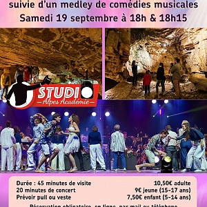 Visite guidée de la grotte supérieure et concert_Saint-Christophe-la-Grotte Visite guidée de la grotte supérieure et concert_Saint-Christophe-la-Grotte