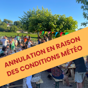 ANNULATION EN RAISON DE LA MÉTÉO - Soirée Brasero - Vins • Édition d'août_Jongieux ANNULATION EN RAISON DE LA MÉTÉO - Soirée Brasero - Vins • Édition d'août_Jongieux
