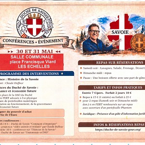 Conférences sur le Duché de Savoie_Les Échelles Conférences sur le Duché de Savoie_Les Échelles