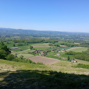 Vue depuis le décollage en parapentes Vue depuis le décollage en parapentes