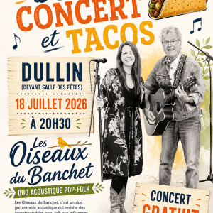 Soirée concert & tacos_Dullin Soirée concert & tacos_Dullin