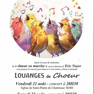 Louanges de choeur_Saint-Pierre-de-Chartreuse Louanges de choeur_Saint-Pierre-de-Chartreuse