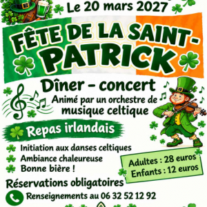 Dîner concert de la Saint - Patrick_Lucey Dîner concert de la Saint - Patrick_Lucey