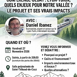 Conférence sur le Lyon-Turin_Saint-Thibaud-de-Couz Conférence sur le Lyon-Turin_Saint-Thibaud-de-Couz