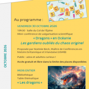 Conférence : Dragons d’Océanie, mythes et légendes_Novalaise Conférence : Dragons d’Océanie, mythes et légendes_Novalaise